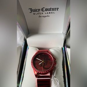 Juicy Couture Black Label Red Watch